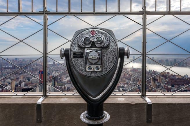 Looking Glass Empire State Building New York City Maikel Thijssen Photography