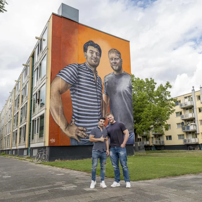 Oranje Fonds Muurschildering Maikel Thijssen Photography